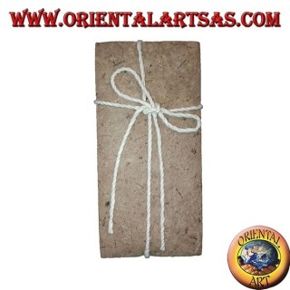 Envelopes for letters with sheets of tree bark and rice paper, 10 pcs