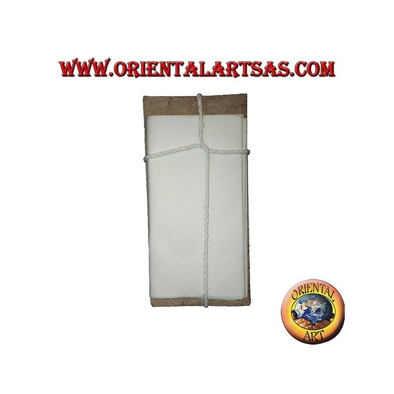 Envelopes for letters with sheets of tree bark and rice paper, 10 pcs