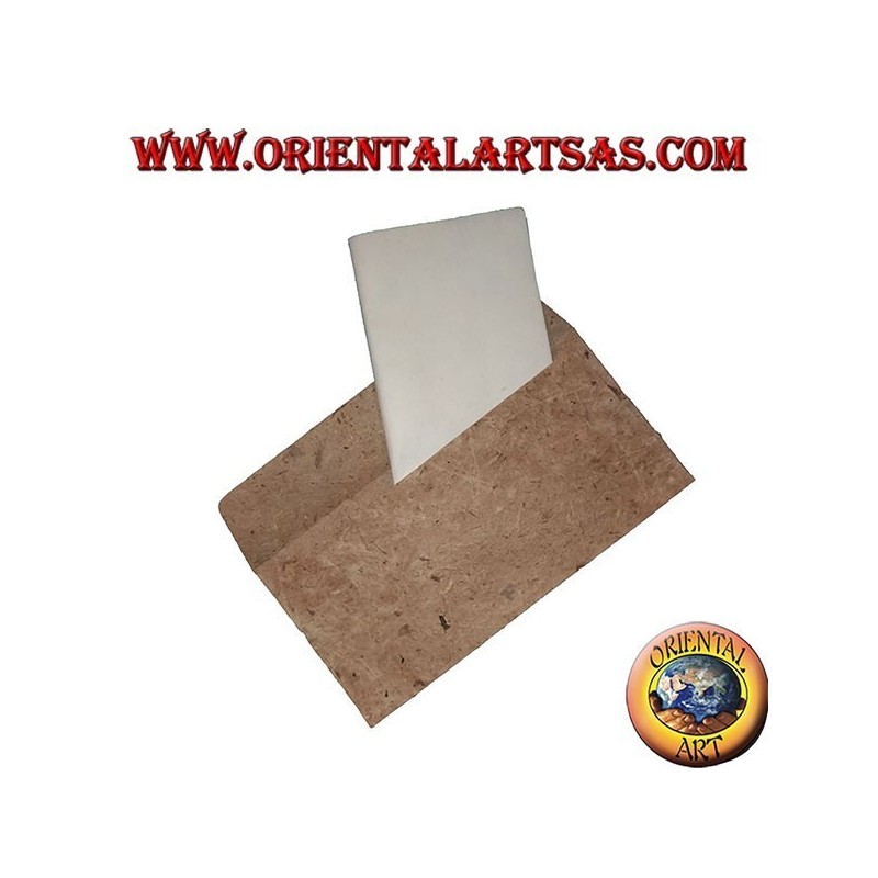 Enveloppes pour lettres avec des feuilles d'écorce d'arbre et du papier de riz, 10 pcs