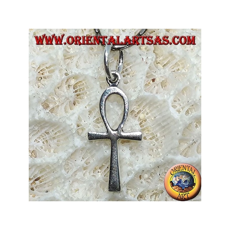 Colgante de plata, ankh clave de la vida (pequeño)