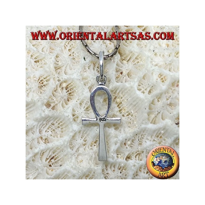 Colgante de plata, ankh clave de la vida (pequeño)