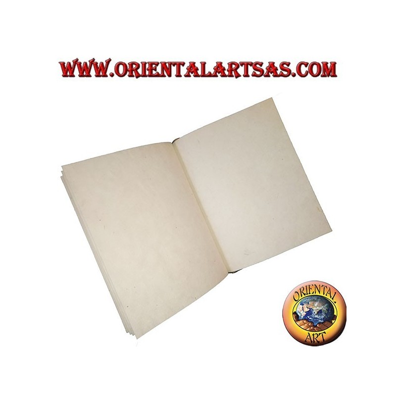 Taccuino quaderno in corteccia d'albero con rilegatura di spago, 28 cm