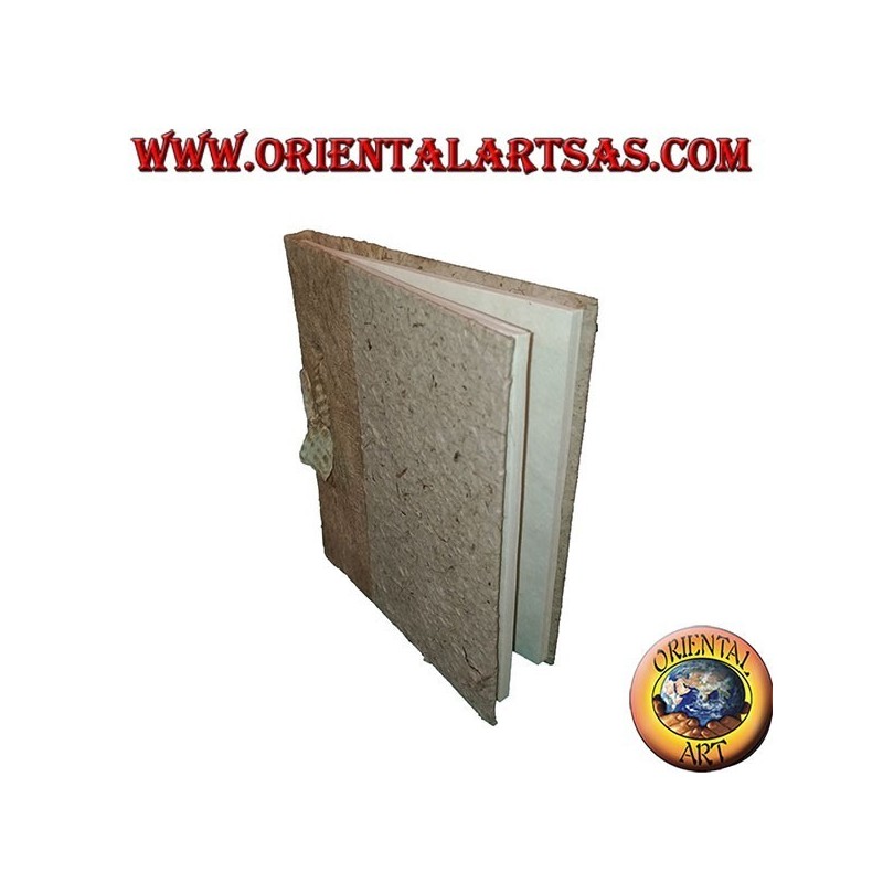 Carnet de notes en écorce d'arbre avec reliure, 21 cm