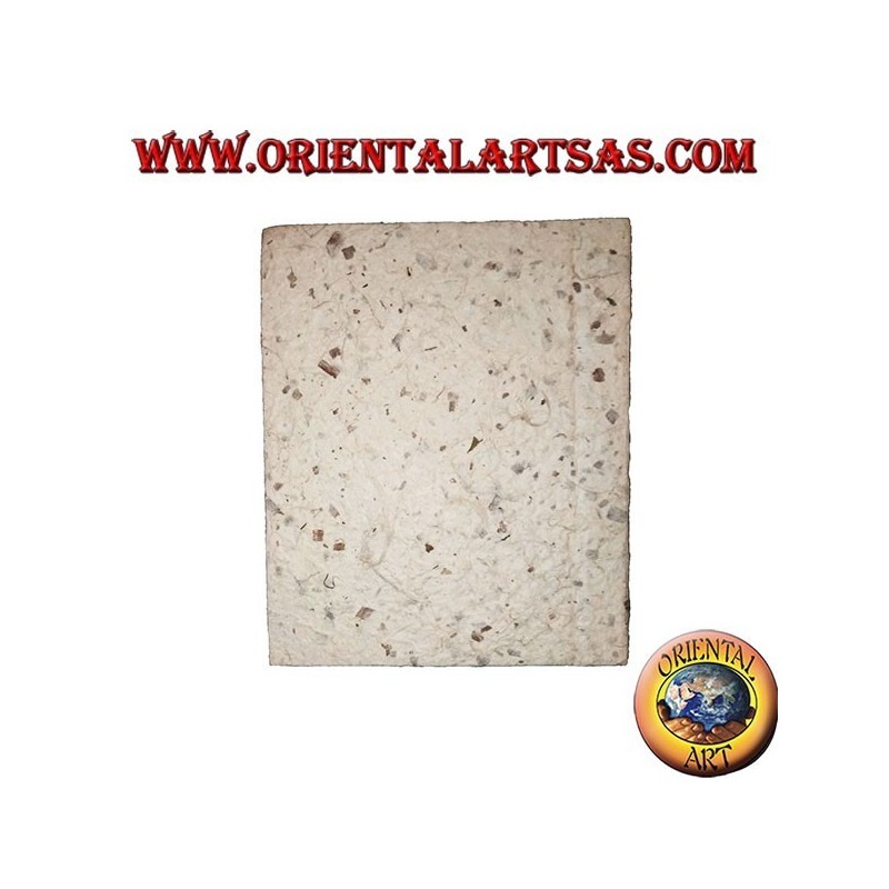 Notebook notebook in rice paper with flower petals decoration 1, 21 cm