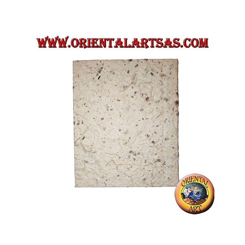 Notebook notebook in rice paper with flower petals decoration 2, 21 cm