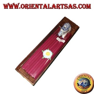 10 Natural incenses with elephant burns ceramic incense in the rectangle
