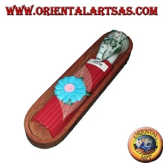 12 Natural incenses with elephant burning ceramic incense in the oval