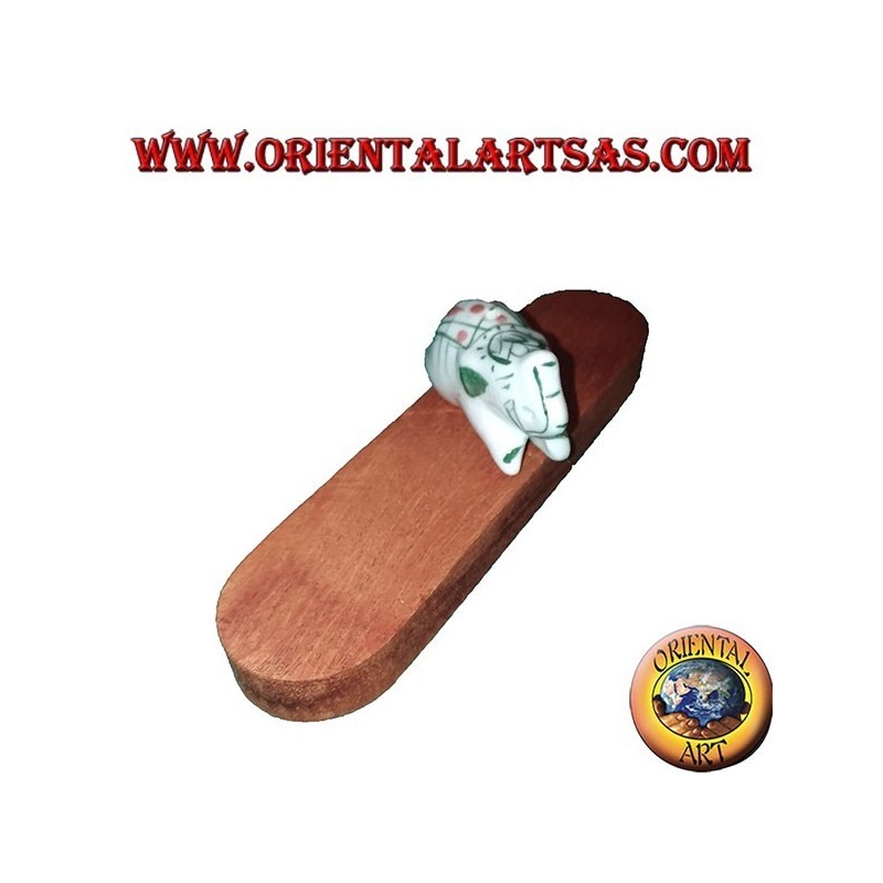 12 Natural incenses with elephant burning ceramic incense in the oval