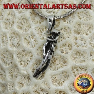 Pendentif en argent du plongeur