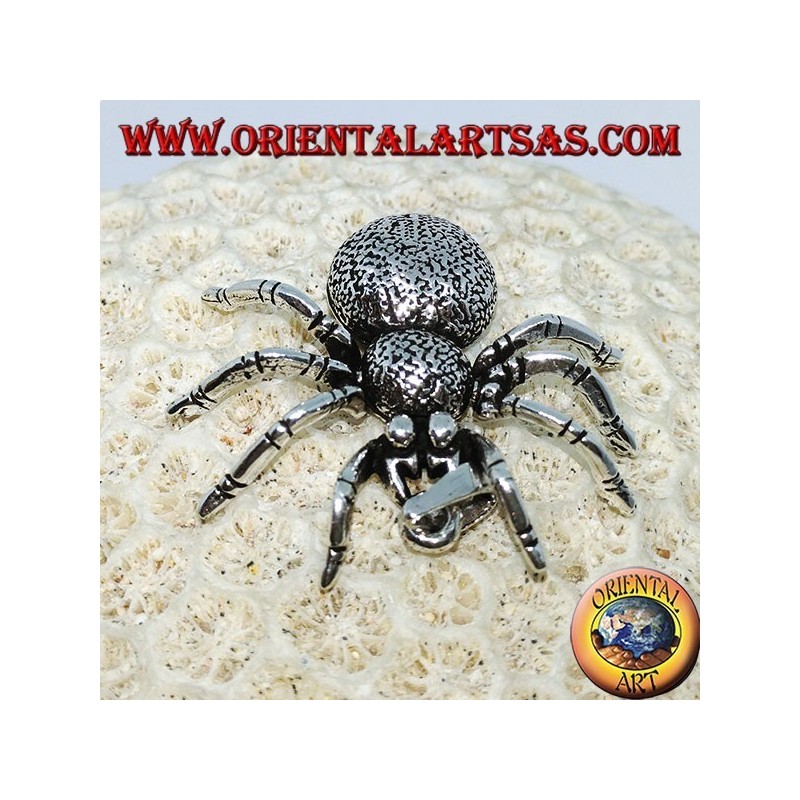 Silberanhänger, Tarantulaspinne (groß) mobil