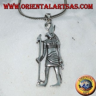 Silver pendant of the god Horus
