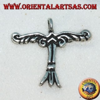 Silver pendant, Irminsul is a symbol of heaven, earth and Underworld