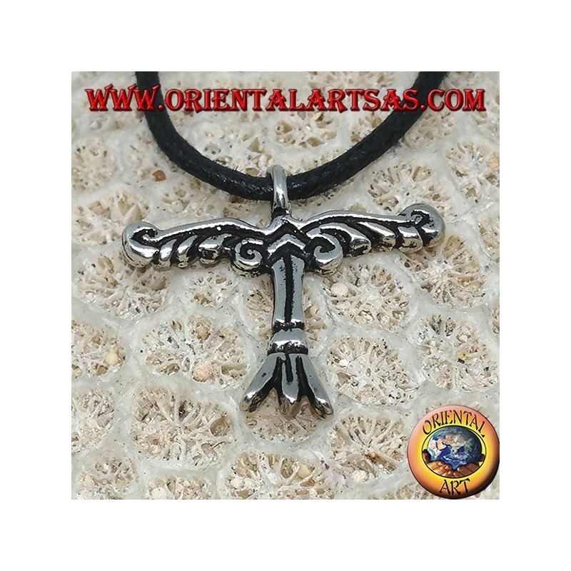Silver pendant, Irminsul is a symbol of heaven, earth and Underworld