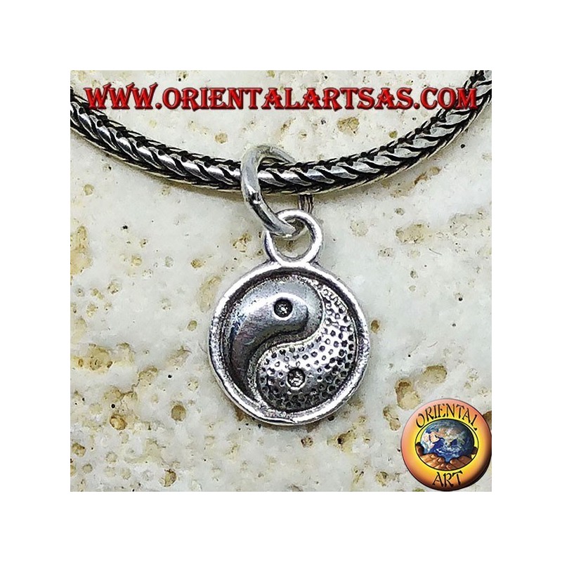 Ciondolo yin yang Tao in argento