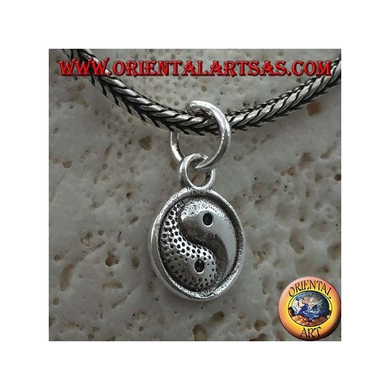 Colgante de plata Tao yin-yang