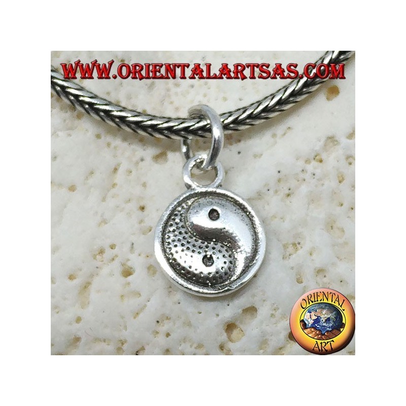 Colgante de plata Tao yin-yang