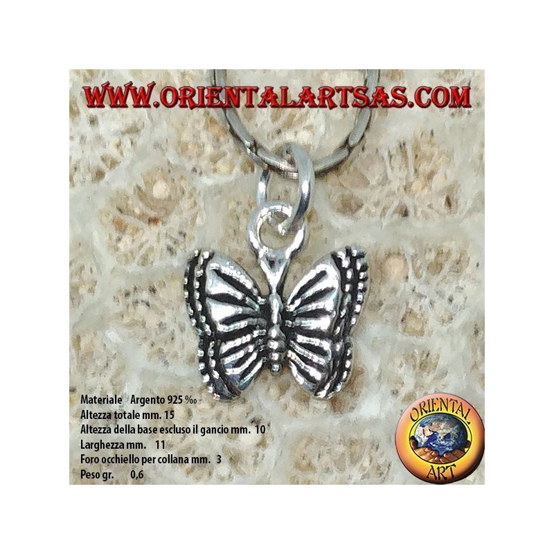Anhänger aus Silber, kleiner Schmetterling aus Ulysses