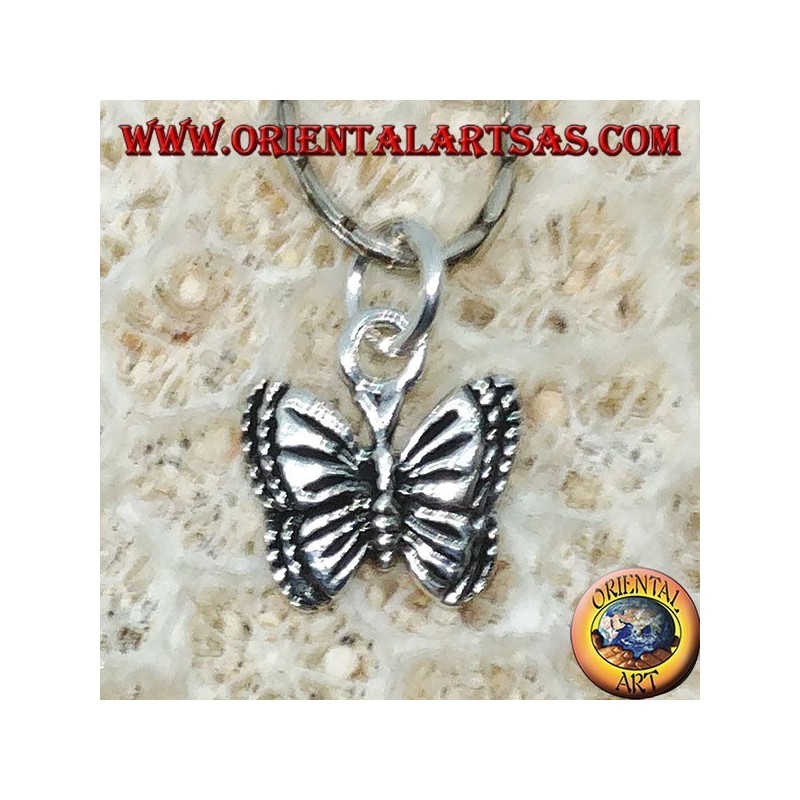 Pendentif en argent petit papillon d'Ulysse
