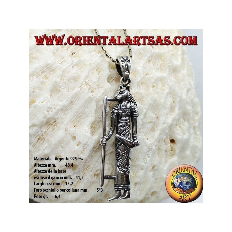 Pendentif en argent de la déesse Tefnut