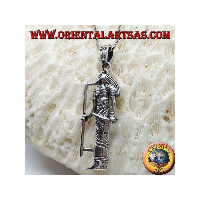Ciondolo in argento della dea Bastet