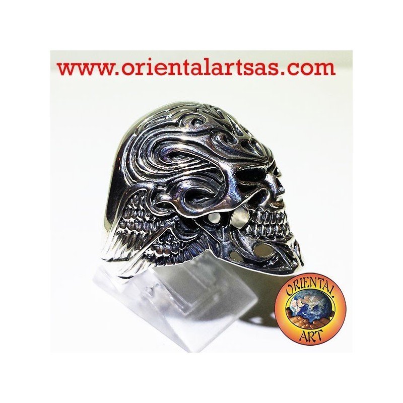Anello in argento Teschio il terribile
