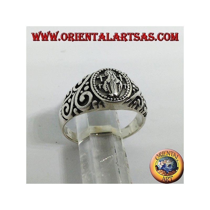Silver ring of the Miraculous Madonna