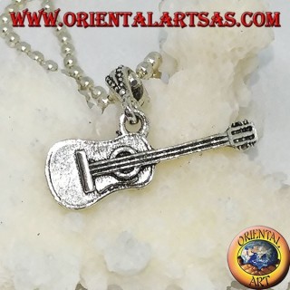 Classic silver pendant guitar