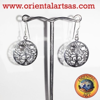boucles d'oreilles arbre de vie