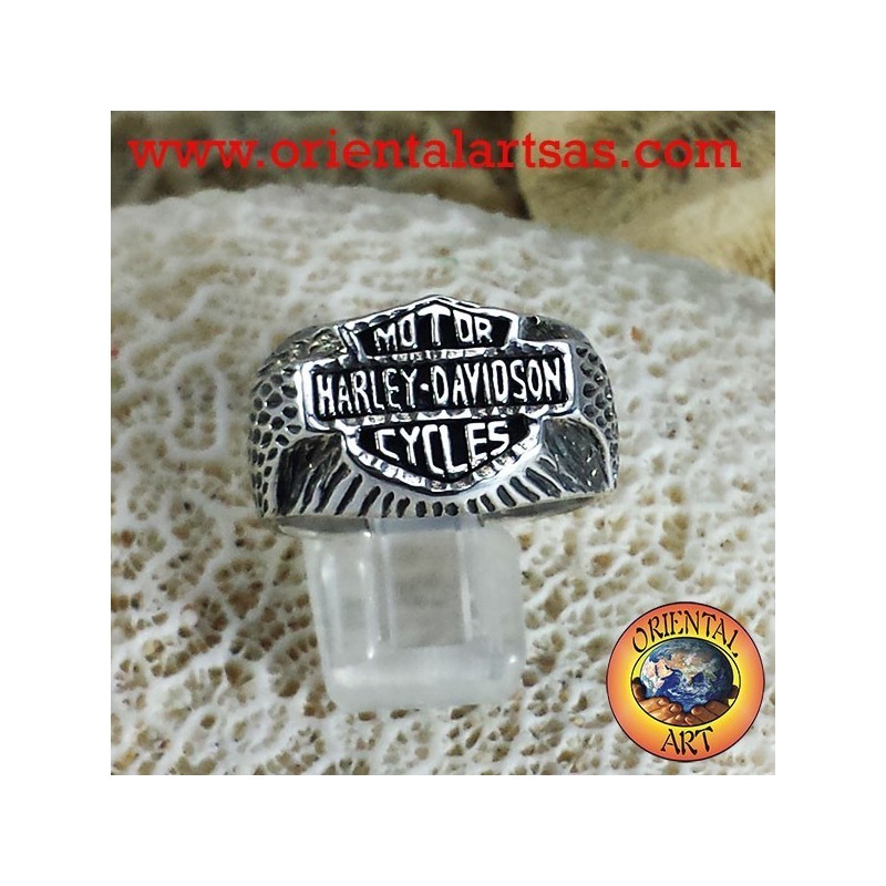 harley davidson anello in argento
