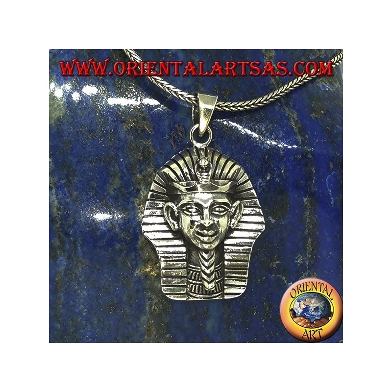 Pendentif en argent du masque funéraire de Toutankhamon