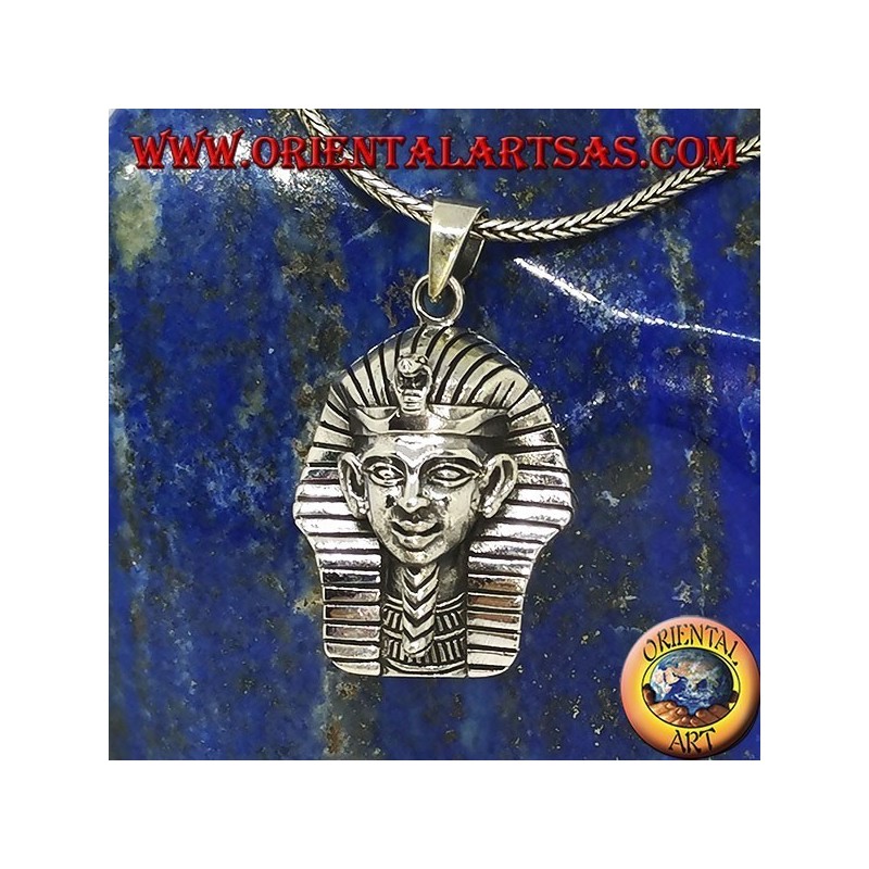 Pendentif en argent du masque funéraire de Toutankhamon