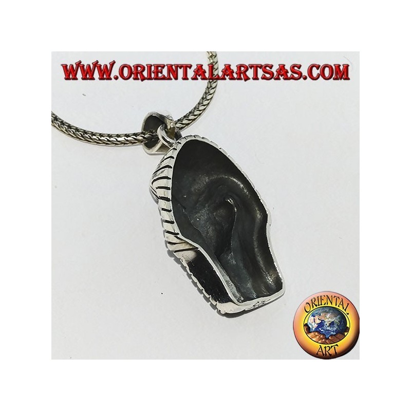 Pendentif en argent du masque funéraire de Toutankhamon
