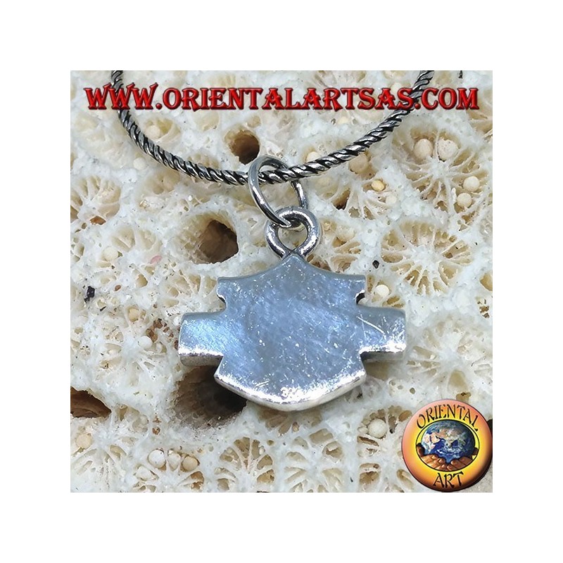 Ciondolo in argento, Harley Davidson scudo medio