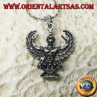 Ciondolo in argento del Garuda Thailandese 