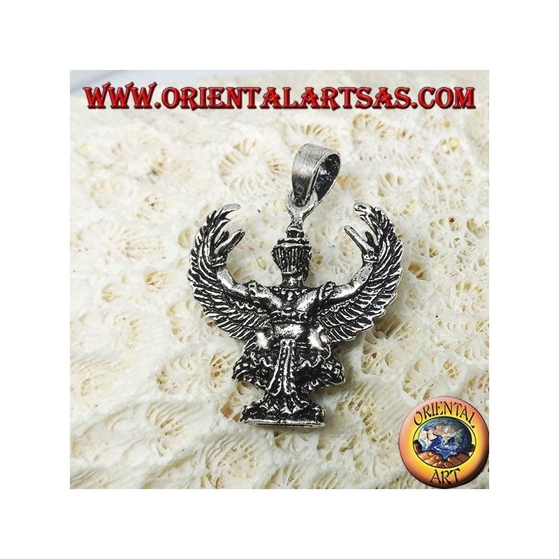 Ciondolo in argento del Garuda Thailandese 