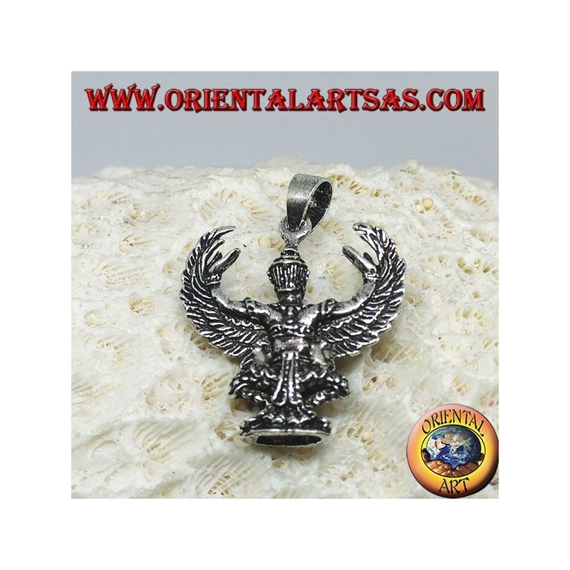 Ciondolo in argento del Garuda Thailandese 