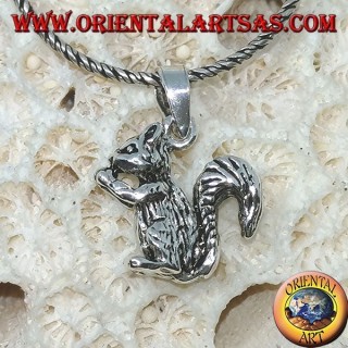 Anhänger aus 925er Silber das Eichhörnchen