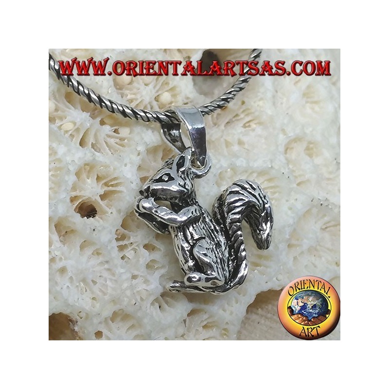 Colgante de plata 925 de la ardilla