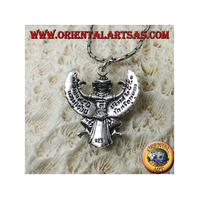 Colgante de plata de Garuda tailandés Phra Khrut Pha