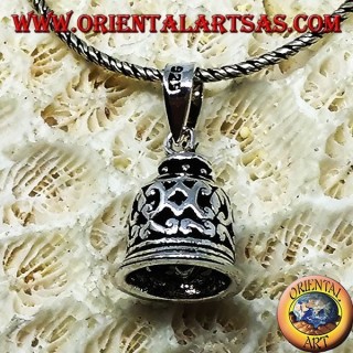 Silver pendant, little bell