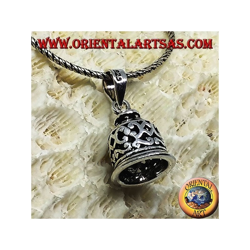 Pendentif en argent, petite cloche