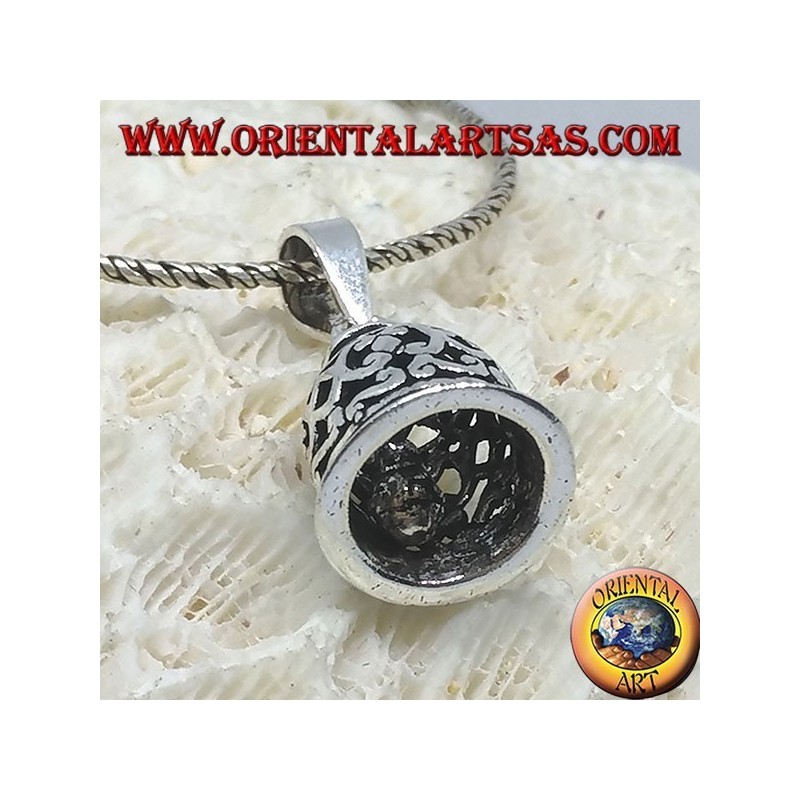 Colgante de plata, campanita