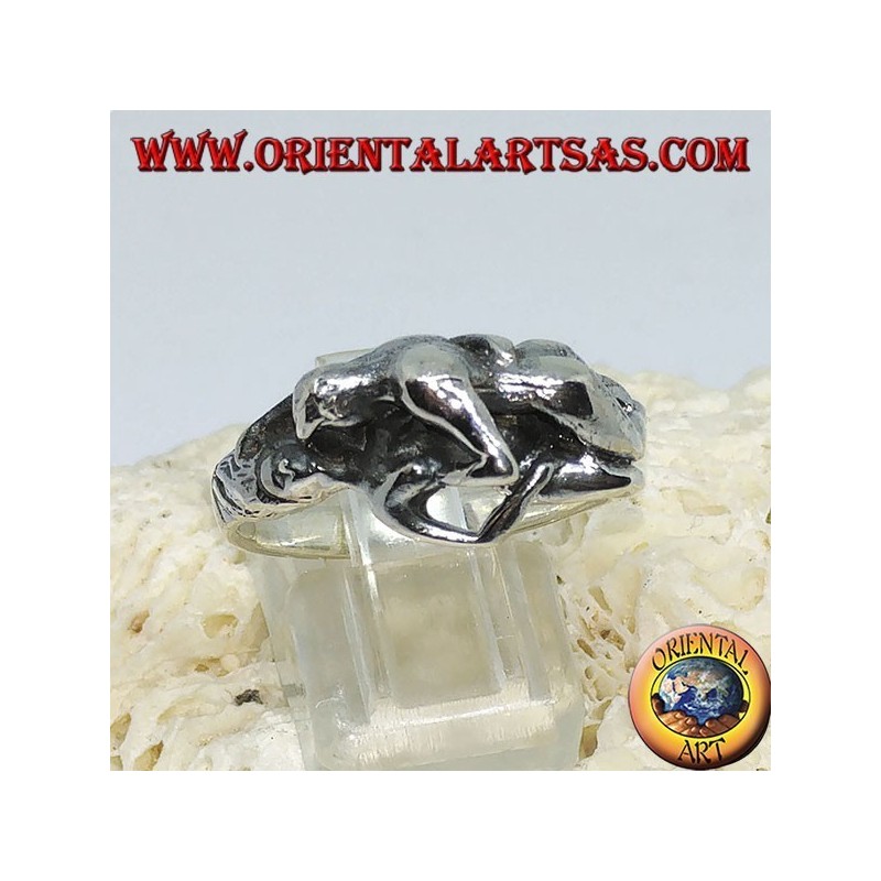 Silver ring, Kamasutra the position of the missionary on the side