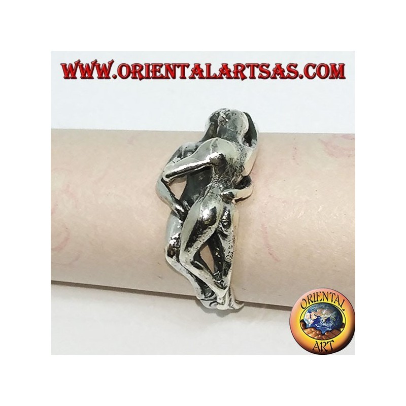 Silver ring, Kamasutra the position of the missionary on the side