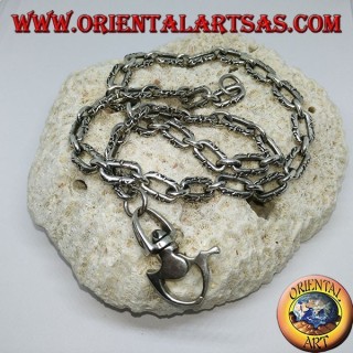 Silver chain keychain