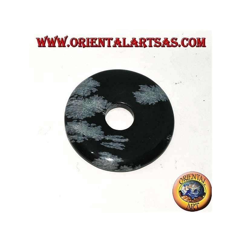 Donut Obsidian Anhänger von mm. 30