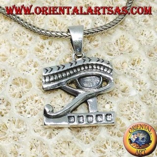 Colgante ojo de plata de Horus (Udjat)