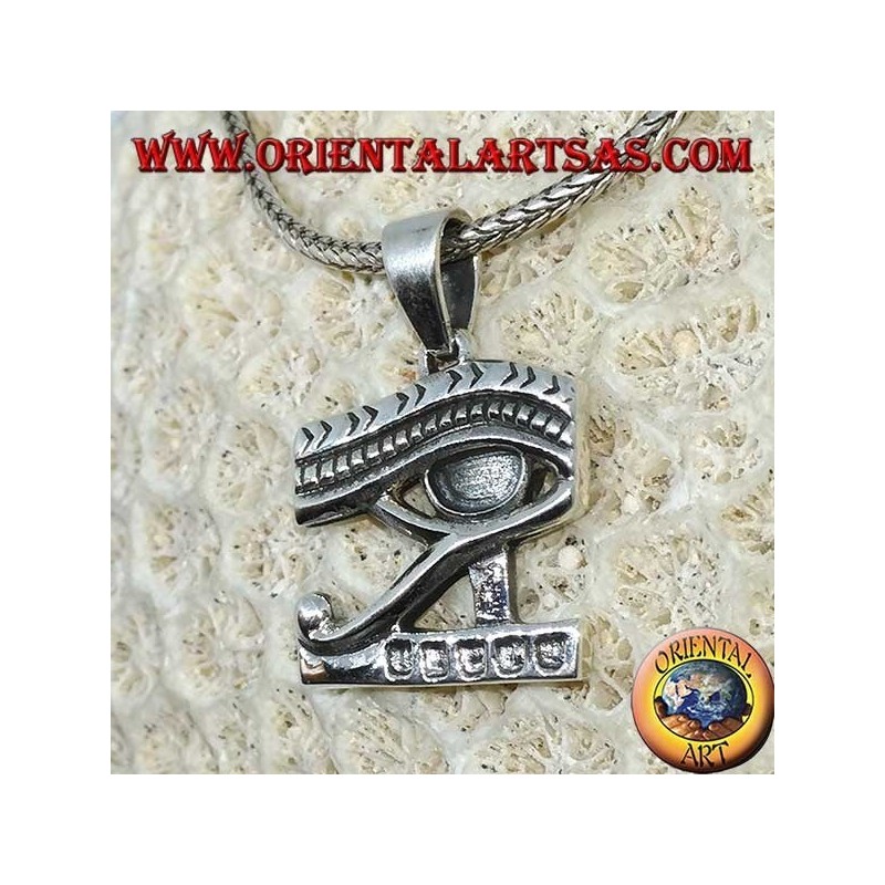 Ciondolo in argento occhio di Horus  (Udjat)