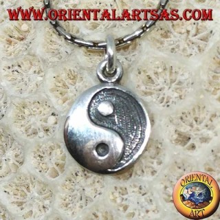 Silberanhänger Yin Yang Flachrelief Tao, Der Taijitu (T'ai Chi T'u)