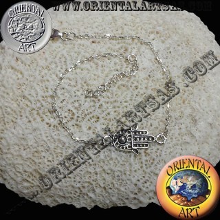 bracciale mano di fatima in argento